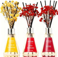 Reed Diffuser Set of 3 Packs, Lemon Verbena/Rose/red Berry Oil Diffuser Reed Diffuser for for Home, Bathroom, Office Decor 1.7 Fl.oz, Total 5.1Oz