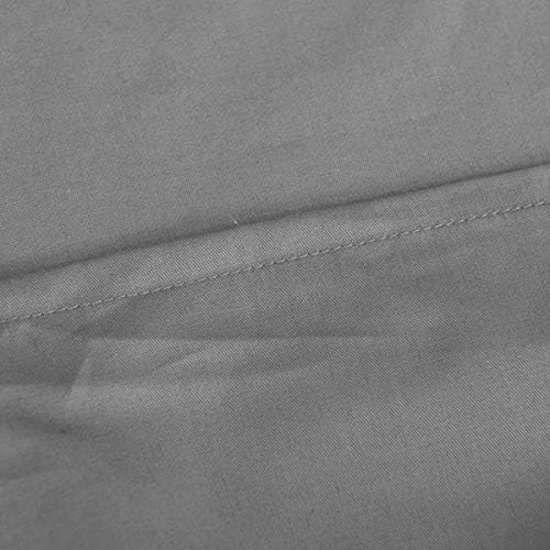 NHNHN 2 Pack Fitted Sheet-Deep Pockets-Soft Microfiber-Easy Care-Shrinkage and Fade Resistant-Fitted Sheets Twin Size-2 Sets of Fitted Sheets (Twin?2 Pcs, Grey)
