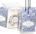 Gardenia Sachets for Drawers and Closets - 12 Pack Long Lasting Odor Eliminator Bags, Natural Fresh Scent for Wardrobe, Storage, Car & Home, Air Freshener Sachets