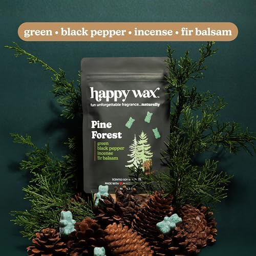 Happy Wax Fall Scented Soy Wax Melts 6oz Variety Pack - Autumn Woods Mix