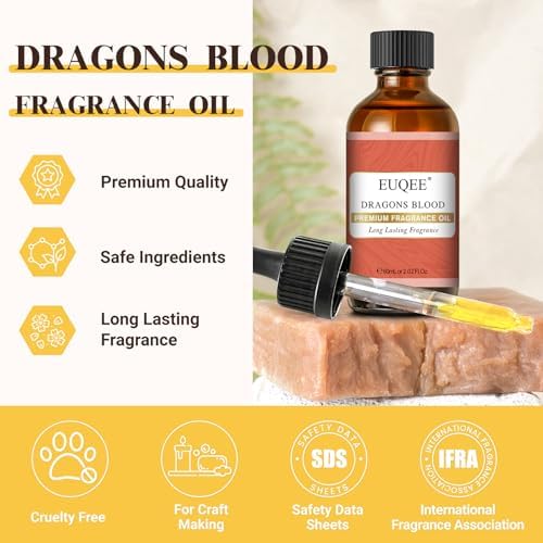 EUQEE Dragons Blood Fragrance Oil for Candle Making 2.02Fl oz