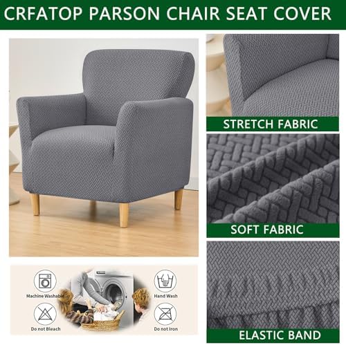 CRFATOP Accent Chair Cover, Stretch Armchair Slipcover for Living Room,A07