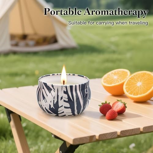 Scented Candles Gift Set, 24 Pack Soy Wax Aromatherapy Candles