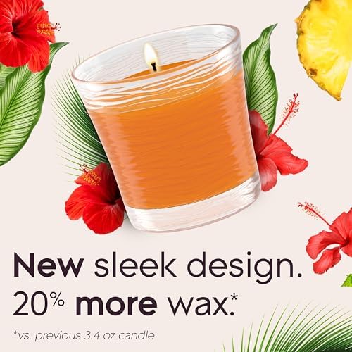 Glade 1-Wick Scented Candle Jar, Hawaiian Breeze, 2 Count