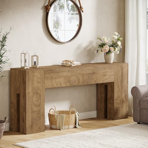 Tribesigns 71-Inch Long Console Table for Entryway, Farmhouse Sofa Console