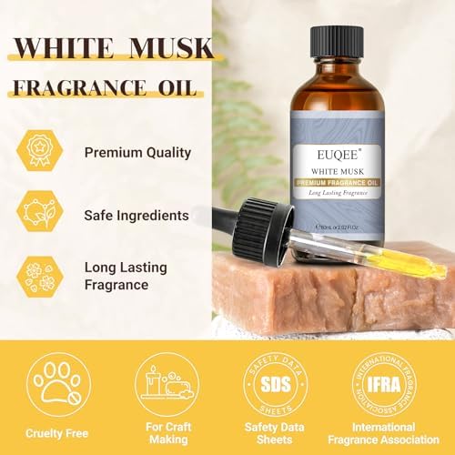 EUQEE White Musk Fragrance Oil for Home Aromatherapy(2.02 Fl oz/60 ml)