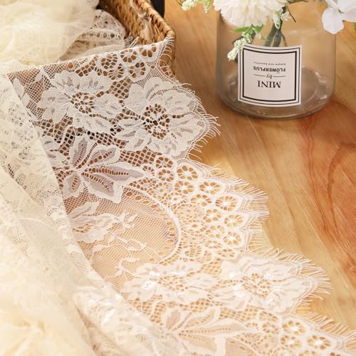 Ivory Lace Tablecloth Rectangular 60x120 Inch 2 Pieces Wedding Table Cloth