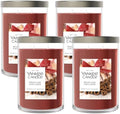 Yankee Candle Sparkling Cinnamon Scented Candle, Large Tumbler, 20oz (Pack of 4)