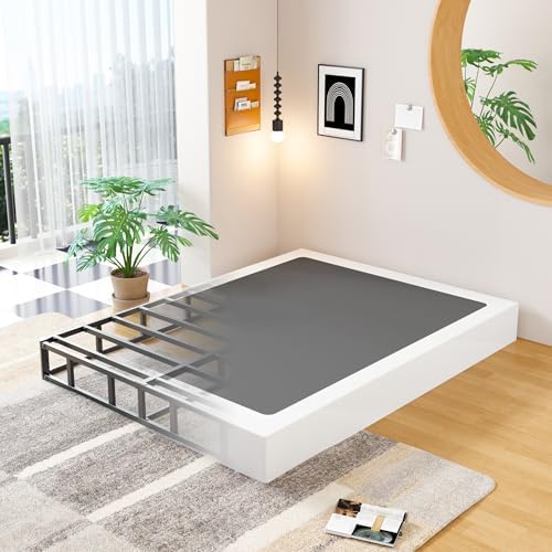 EMODA King Box Spring 8 Inch Heavy Duty Bed Base with Fabric Cover