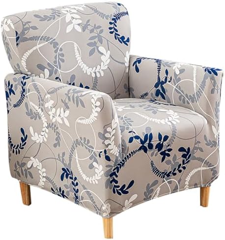 Accent Chair Covers with Arms Stretch Mid Century Modern Accent Chair Slipcovers 1-Piece Printed Banquet Arm Chair Cover Couch Sofa Covers Protector for Living Room Office Hotel #10