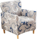 Accent Chair Covers with Arms Stretch Mid Century Modern Accent Chair Slipcovers 1-Piece Printed Banquet Arm Chair Cover Couch Sofa Covers Protector for Living Room Office Hotel #10