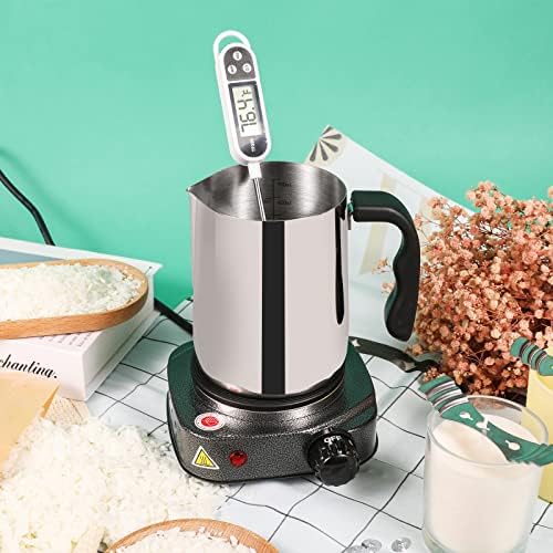 SAEUYVB Candle Making Kit/Supplies with Electric Hot Plate(Silver Gray)