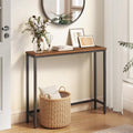 VASAGLE 31.5" Console Table, Narrow Behind Couch Table, 1 Tier