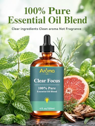 100% Pure Essential Oil Blends - Clear Focus