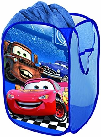 Disney Cars Pop Up Hamper Blue 1'2" x 1'2" x 1'8"
