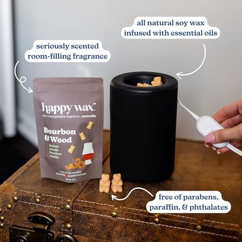 Happy Wax Fall Scented Soy Wax Melts 6oz Variety Pack - Autumn Woods Mix