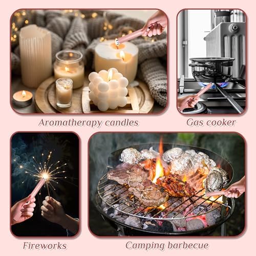 2 PCS Candle Lighter,Windproof Flameless Rechargeable Electric Lighter
