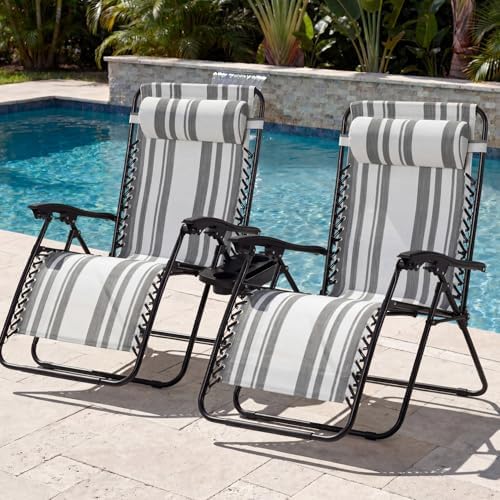 Best Choice Products Set of 2 Extra Wide Zero Gravity Chair Recliner