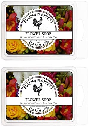 Flower Shop - USA Made Soy Wax Melts, 2 Pack, 6 oz