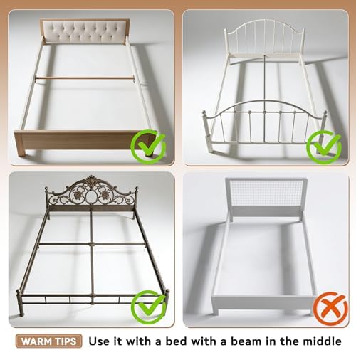 2 Inch Metal Twin XL Box Spring Bunkie Board Bed Slat Replacement