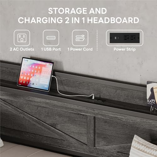LIKIMIO Twin Daybed with Pop Up Trundle & Charging Station & Storage Shelf