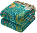 Boho Throw Blanket - 60"x80" Soft Cotton Reversible Blankets for Bed