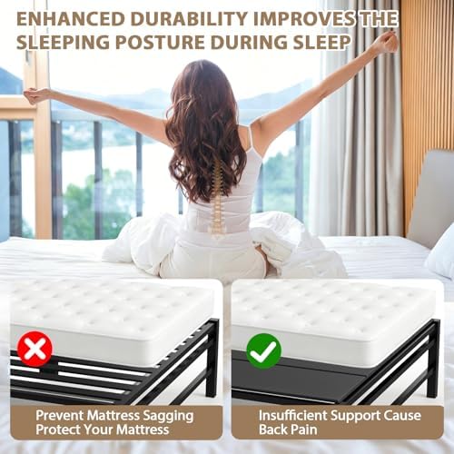 Heavy Duty Bunkie Board Queen Size 60"x80",10MM Bed Support Board