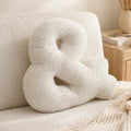 Letter Plush Pillow, Letter Hugging Throw Pillows, Decorative Initial Letter Shaped Throw Pillows for Bed Couch, Letter Pillows English Alphabet A to Z for Sofa Bedroom Living Room Decor (&)