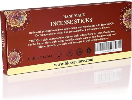 Bless-Organic-Cinnamon 100%-Natural-Handmade-Incense-Sticks
