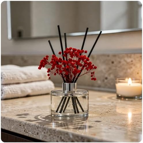 Reed Diffuser Set, Lychee Rose, 6.7fl oz / 200 ml
