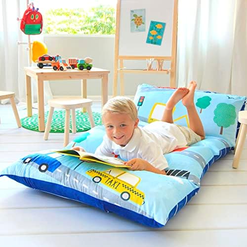 Butterfly Craze Floor Pillow Cover Plush Folding Lounger Bed Cushion Case
