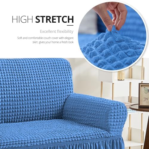 NICEEC Arm Chair Covers Armchair Covers Universal Slipcovers with Skirt