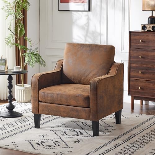 VINGLI Accent Chair Gold Foil Upholstered Armchair, 380 LBS, Living Room