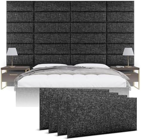 Vänt Wall Mounted Headboard Panels, King/Twin, Weave Prestige