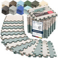 bemaxx Gym Mats Set - EVA Interlocking Foam Floor Tiles Workout Mat Puzzle