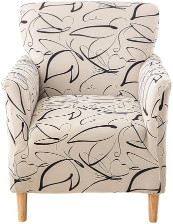 CRFATOP Accent Chair Cover, Stretch Armchair Slipcover for Living Room,48