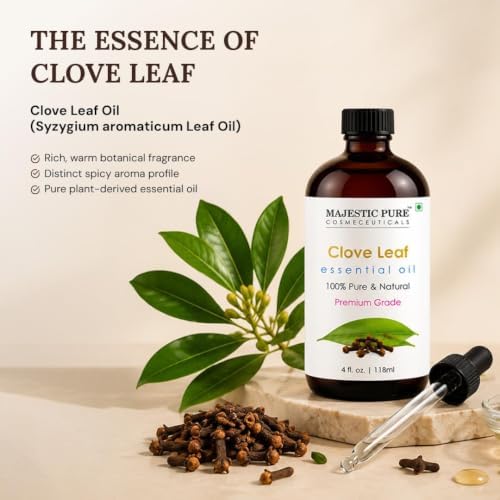 Majestic Pure Clove Essential Oil for Diffuser - 4 Fl Oz