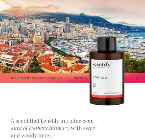 Scentify Monaco Aroma Oil Refill for Diffusers, 100ml / 3.38 fl oz