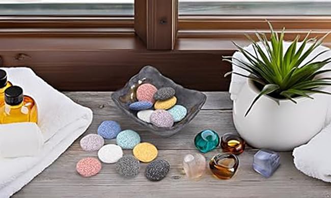 Top Plaza Lava Rock Stone Aromatherapy Essential Oil Diffuser