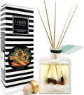 Reed Diffuser Set, Holiday Pine Cones Scented Oil Diffuser with Sticks, Home Fragrance Accessories for Bathroom Shelf Decor, Aroma Diffusers for Home or Office Desk, USA Made