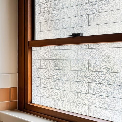 ADD.HERES Window Privacy Film, Glass Decorative Static Cling, 17.5" x 78.7"