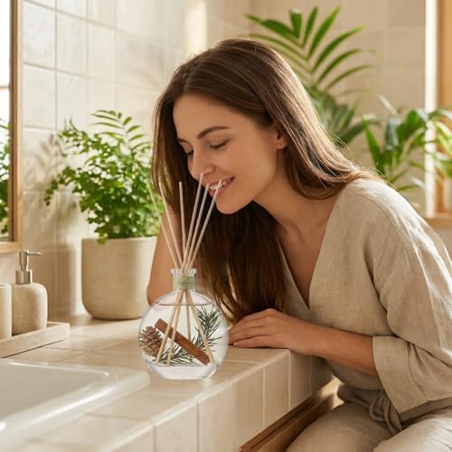 Cedarwood & White Musk Reed Diffuser, 3.34 Fl Oz