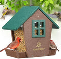 Kingsyard 4 lbs Large Bird Feeder House for Outdoors Hanging