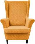 HZDHCLH Wingback Chair Slipcovers 2 Piece,Stretch Spandex Wingback Chair Covers for Living Room Armchair,Washalbe Sofa Slipovers