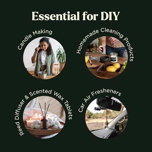 Essential Oils Set - 16 Pcs Premium Grade Home Essentials Oils - for Diffusers, Fragrance, Scents for Candle Making - Natural Aromatherapy Oils for Cars & Home Products, Room Sprays