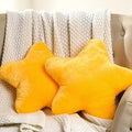 Sumind 2 Star Pillows 15.7'' Cute Decorative Yellow Throw Pillow for Bed
