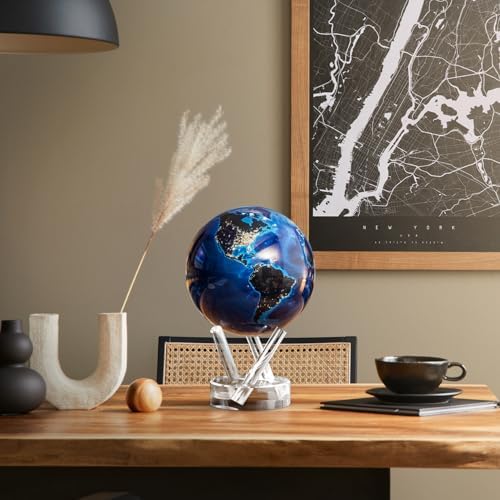 MOVA Self Rotating Globe, Earth at Night Signature (6")