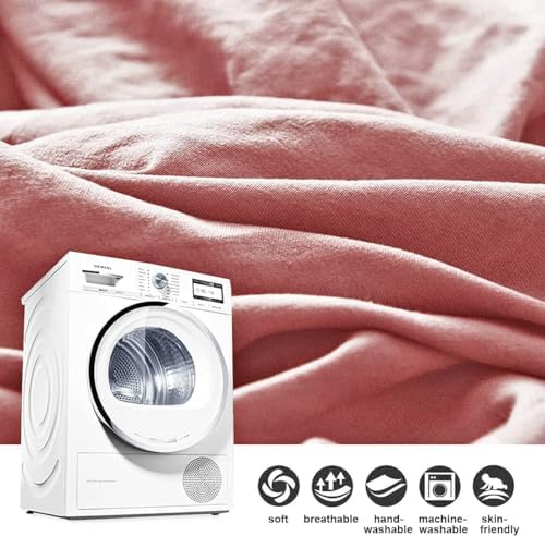 Kertnic Decor Princess Canopy for Girls Bed, Soft Smooth Playing Tent Canopy Room Decoration Castle, Dreamy Mosquito Net Bedding, Reading Nook Canopies in Home (Red Bean Color)