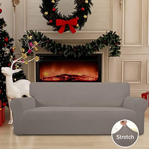 Easy-Going Stretch Couch Covers for Sofa Washable Large Taupe