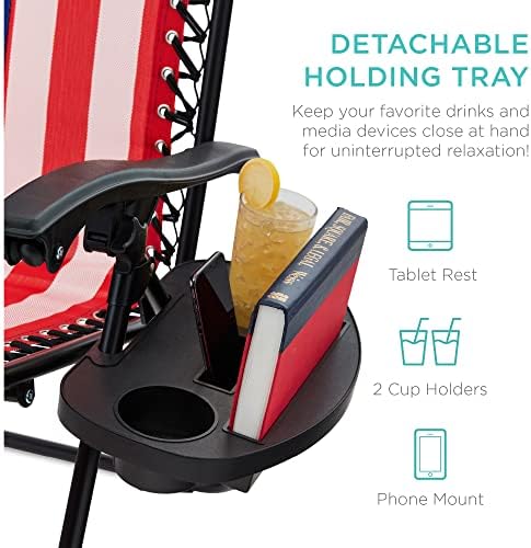 Best Choice Products Zero Gravity Chair Recliner, American Flag